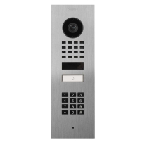 Doorbird D1101KV-F V2A Video Keypad Sngl Button Steel