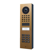 Doorbird D1101KV-S US4P Video Keypad Sngl Button Gold PVD
