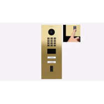 Doorbird D2102FV-FP50 US3 Video Box Fingerprint 2 Bttn Brass