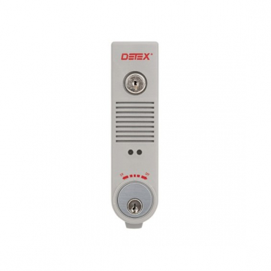 Detex Surface Mount Battery Alarm with Rim Cyl Prep