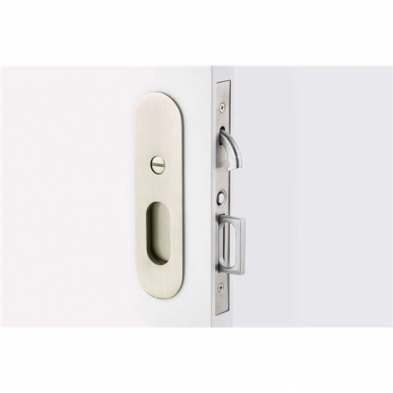 Emtek 2165-US3NL-134 Rctnglr Mrtse Prvcy Pckt Lock