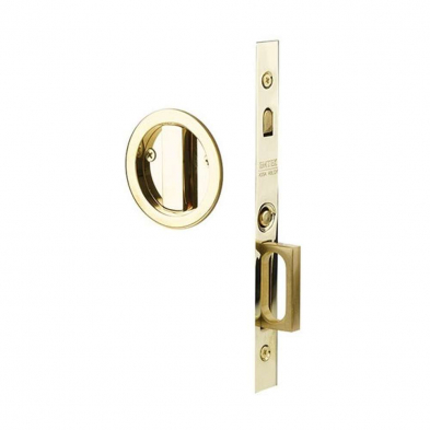 Emtek 217 Round Mortise Pocket Door Lock