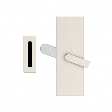 Emtek 2222 Modern Rectangular Barn Door Privacy Lock 