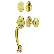 Emtek 4410-US3LFT-234 Saratoga Handleset