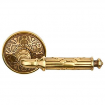 Emtek 5059RBL-US26 Classic Design Series Ribbon & Reed Grade 2 Lever Set