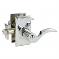 Emtek 5121C-US3NL-LH Key-In-Cortina Lever