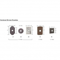 Emtek 7200PC-FB Bronze Collection Providence Crystal Grade 2 Knobset