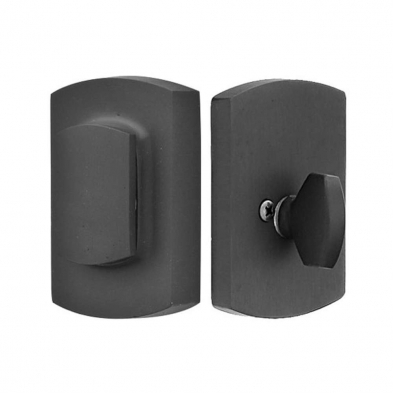 Emtek 837 Plate with Flap Deadbolt Sandcast Bronze Series