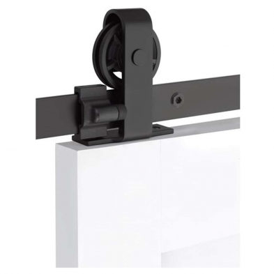 Emtek B1 Classic Steel Top Mount Hanger Barn Door Kit