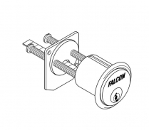 Falcon 951-G-626 Rim Cylinder, G Keyway, Satin Chrome