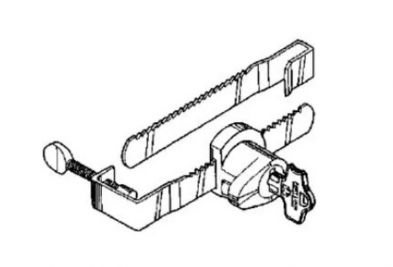 Fort Lock Showcase Lock, Keyed Different
