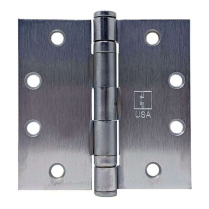 Hager BBB1191-45x45-US32D 5-Knuckle Mort Heavy Hinge 4.5x4.5