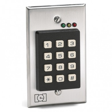I.E.I. Indoor Keypad, Stainless Face, Flush Mount
