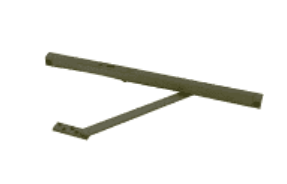 Glynn Johnson 904S-US10B Heavy Duty Surface Overhead Stop