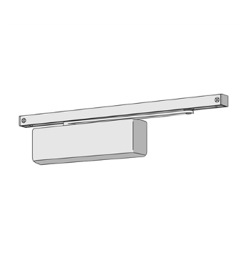 LCN 4011T-DE-RH-AL Double Egress Track Door Closer