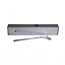 LCN 4314ME-SF-24V-LH-AL Swing Free Arm Track Door Closer