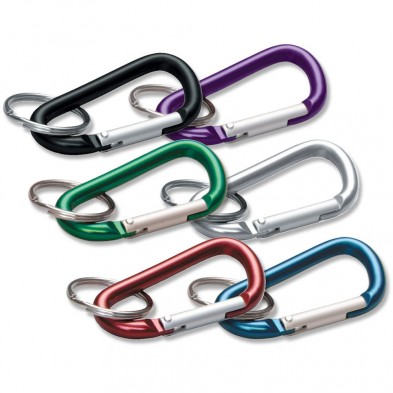 Lucky Line Small C-Clip Aluminum-Assorted (12/Card)
