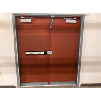 Lockmasters 6070LH10KS2PX10 DoorDbl 3x7 Mullion Pair 2 Panic