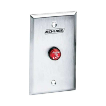Schlage Electronics Red Exit Button
