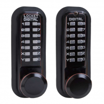 LockeyUSA 2830OILDC Keyless Knob Lock Passage Oil Rubbed Bronze