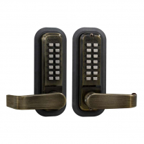LockeyUSA 2835ABDC Keyless Knob Lock Passage