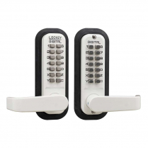 LockeyUSA 2835WHDC Keyless Knob Lock Passage
