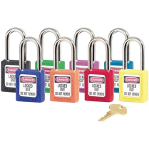410KDGRN XENOY SAFETY PADLOCK 1-1/2" WIDE GREEN LIGHTWEIGHT