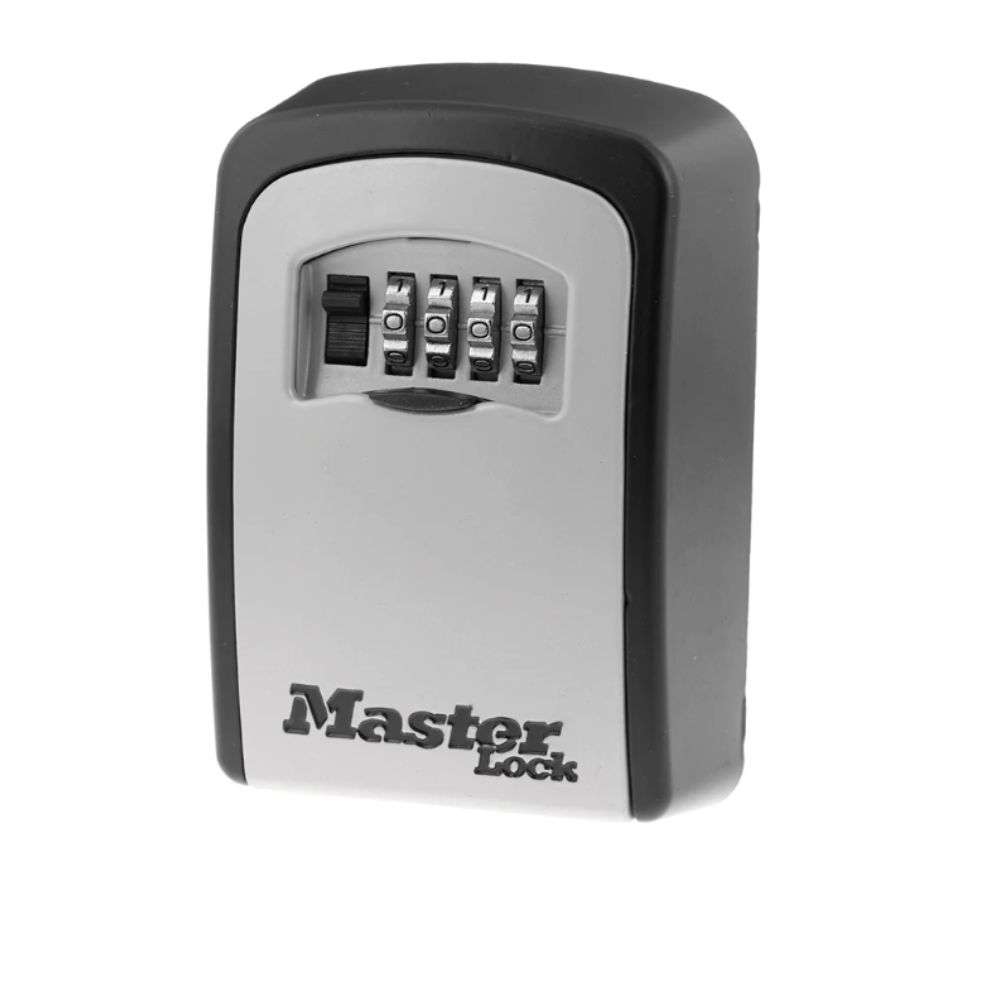 thumbnail image 2 of Excellentpartshop 4-Digit Combination Key Safe Box - Wall Mount, Outdoor/Indoor, Holds 5 Keys 2 of 6