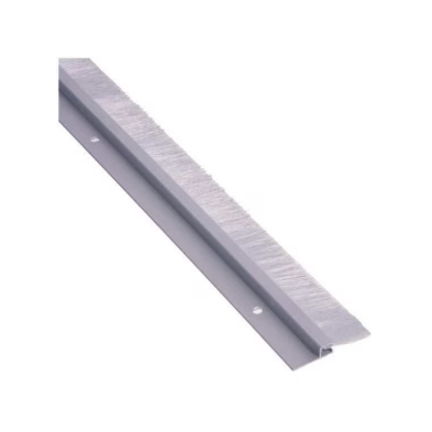NGP D608A-48 Aluminum With 1 Grey Nylon Brush Door Sweep 48