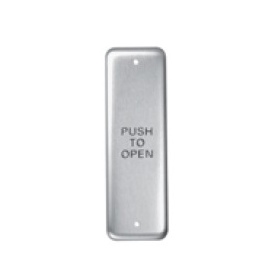 Norton 503 Stainless Steel Push Plate Door Switch