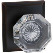 Omnia 955RT-PR-TB Style Knob Rectangular Rose