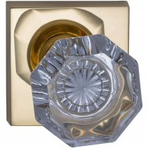 Omnia 955SQ-PA-US3 Style Knob Square Rose