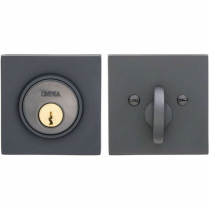 Omnia SQRDBA34-38-US10B "SQR" Prodigy Square Deadbolt