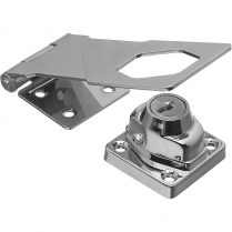 S. Parker 17264 4-1/2" Long Chrome Plated Hinge Hasp