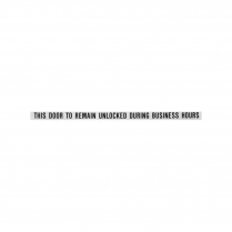 Rockwood 660 Silver Decal with Black Lettering