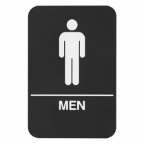 Rockwood BFM684 Plastic "MEN" Restroom Sign