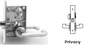 Sargent 8265-LNL-26D Privacy, Bedroom or Bath Mortise Lock