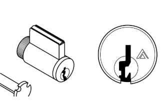 Schlage 40-100C123-606 Multiple Tailpiece Cylinder