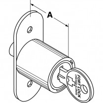 Fort Sliding Cabinet "Push" Locks