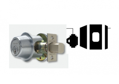 Schlage B561BD-626 One-Way Deadbolt, Grade 2