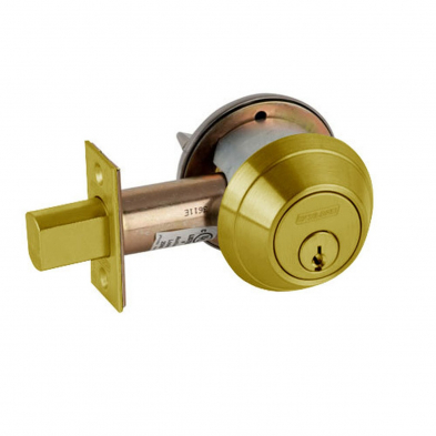 Schlage B660P-606 Single Cylinder Deadbolt, Grade 1