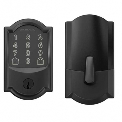 Schlage BE489WB-CAM Encode WiFi Enabled Camelot Touchscreen Deadbolt