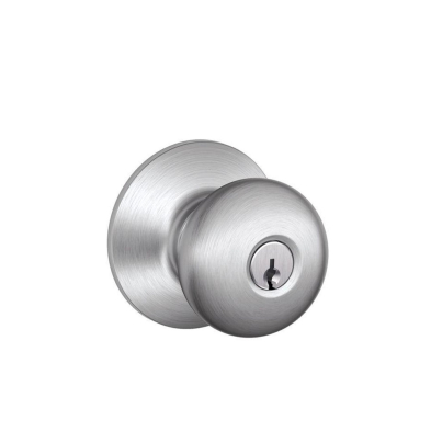 Schlage F80 Storeroom Lock in Brass Bronze and Chrome with Keying