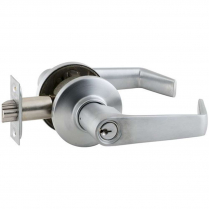 Schlage S80PD-SAT-626 Tubular Lever Lock, Storeroom