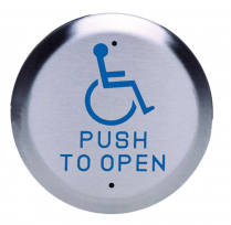 SDC 482A4RU 4-1-2" Round Push Plate Switch