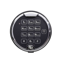 S&G 6120305 9 User Safe Lock Sqr Bolt 2 Battery Chrme Keypad