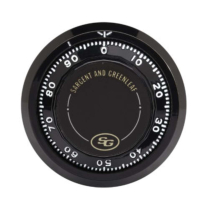 S&G 6730100 Group 2 Mechanical Safe Lock Blk & White Finish
