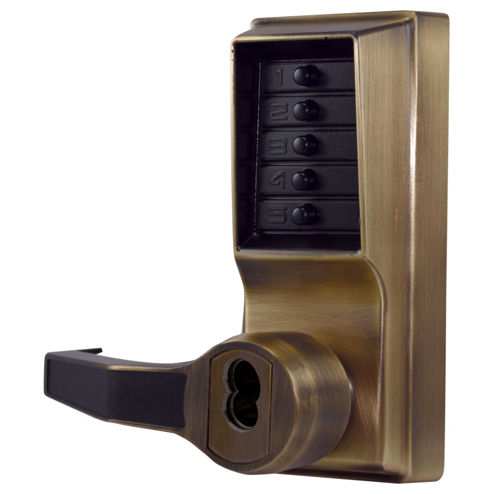 Simplex L1000 Series Mechanical Combination Pushbutton Lock with Lever
