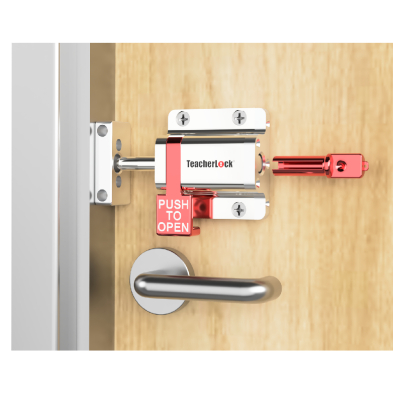 TeacherLock Classroom Emergency Lockdown Device with Installation Kit