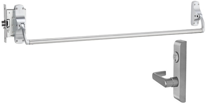 A LONG GOOD‐BYE p706p5g LD98NL-US26D-4 Von Duprin with 990NL Night Latch Rim Device